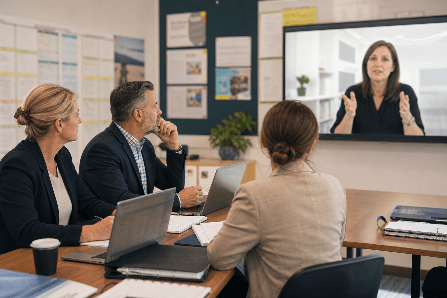 School leaders undertaking online PR and crisis communications training